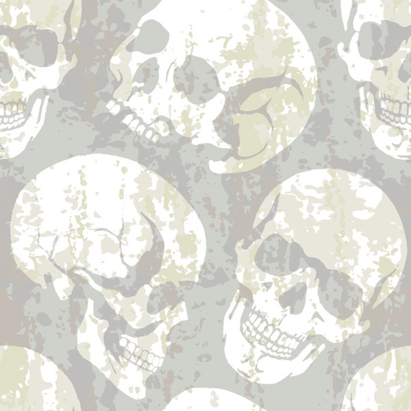 free vector Skull theme vector background